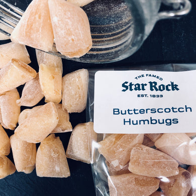 Handmade Star Rock Butterscotch Humbugs