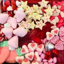 Load image into Gallery viewer, Pink sweets Love Pick n Mix Black 9&quot; box