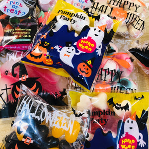 Black box of Halloween individual Bags Gift Box (8 bags)