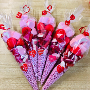 Valentine's Cone Pick n' Mix (pink millions)